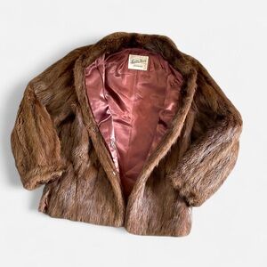 Vintage 80’s Scotia Furs Real Mink Fur Coat